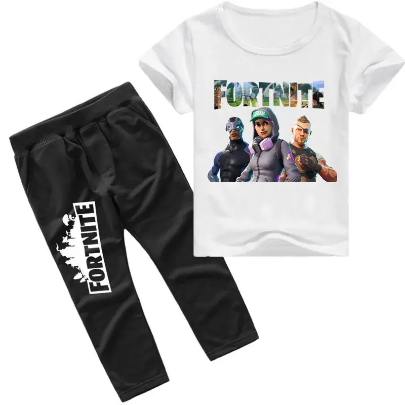 Fortnite Printed Boys Yellow Black Casual Set - Image 12