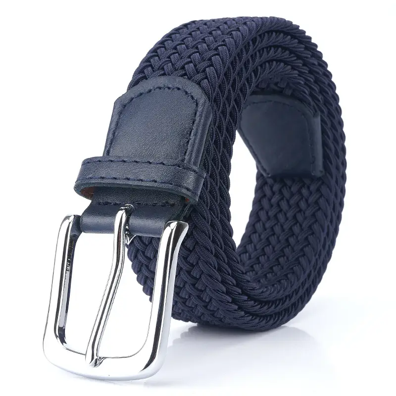 Men's Canvas Belt Brown Pin Buckle - Image 4