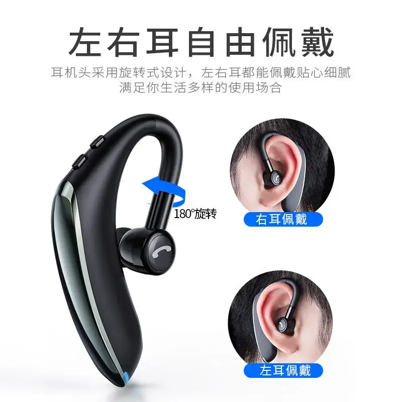 Wireless Bluetooth Headset with 180° Rotation for Active Noise Cancellation - Image 4