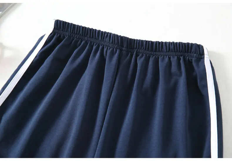 Women Navy Blue Trim Shorts 2021 — feature 29