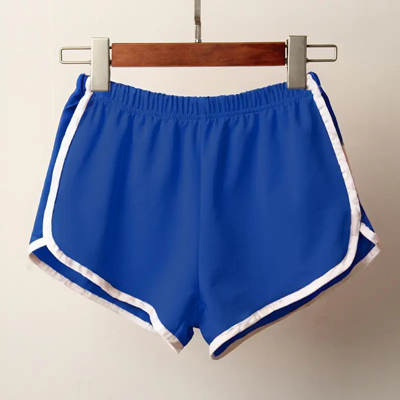 Women Navy Blue Trim Shorts 2021 - Image 8