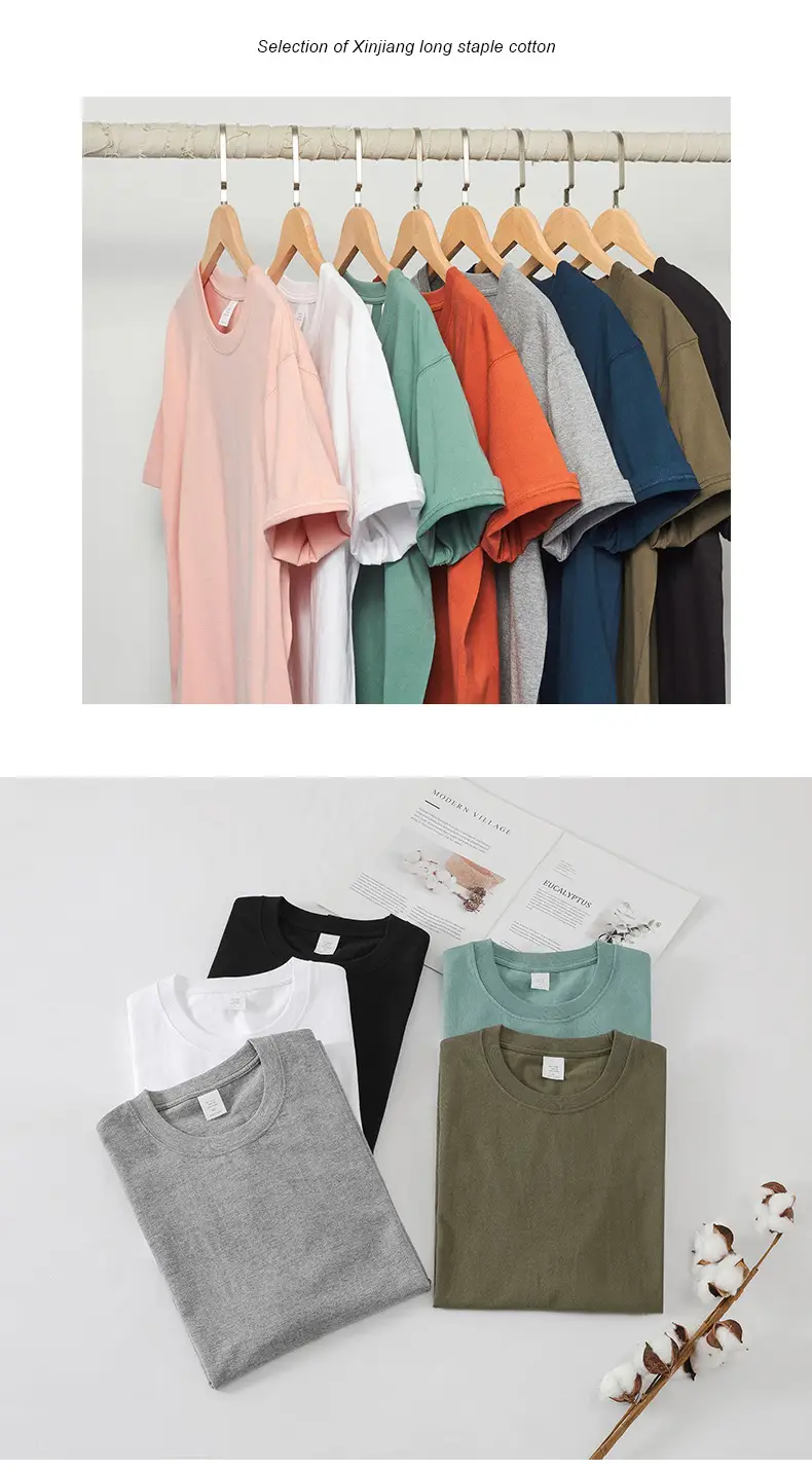 Men Grey Cotton T-Shirt 230g Long Sleeve — feature 13