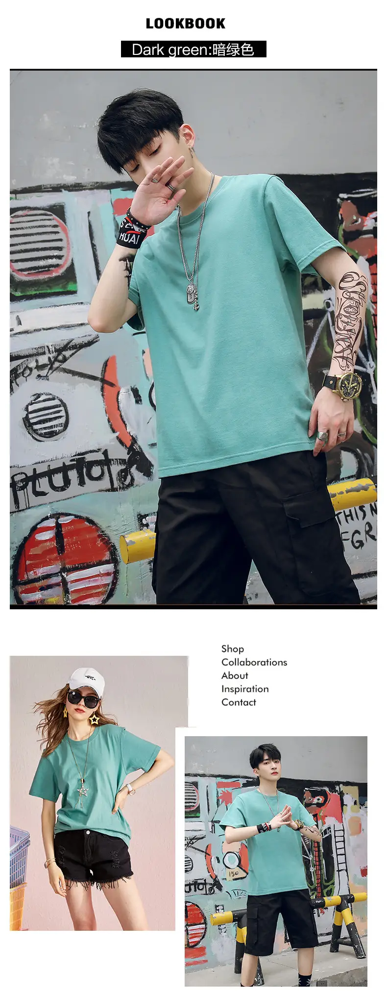 Men Grey Cotton T-Shirt 230g Long Sleeve — feature 17