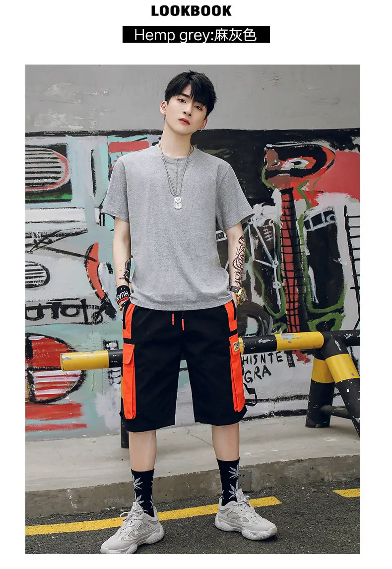 Men Grey Cotton T-Shirt 230g Long Sleeve — feature 21