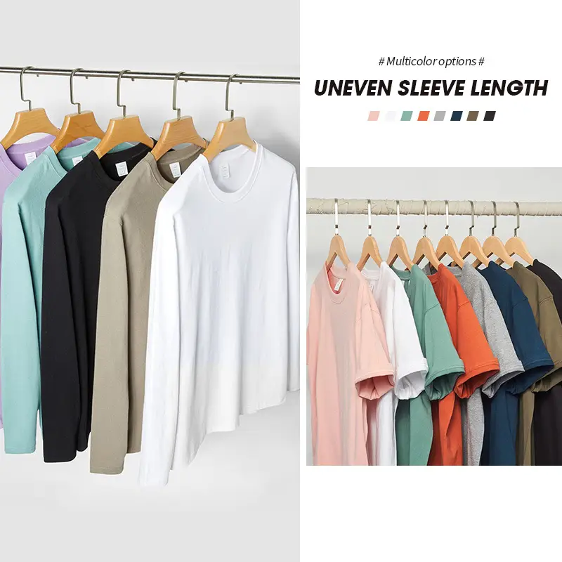 Men Grey Cotton T-Shirt 230g Long Sleeve — feature 25