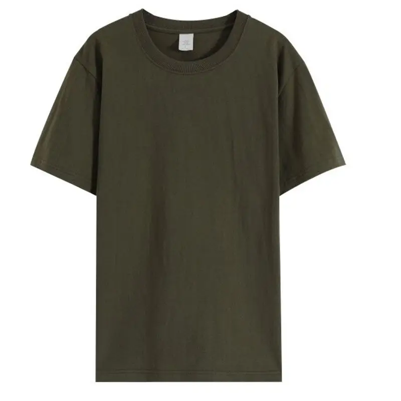 Men Grey Cotton T-Shirt 230g Long Sleeve - Image 6
