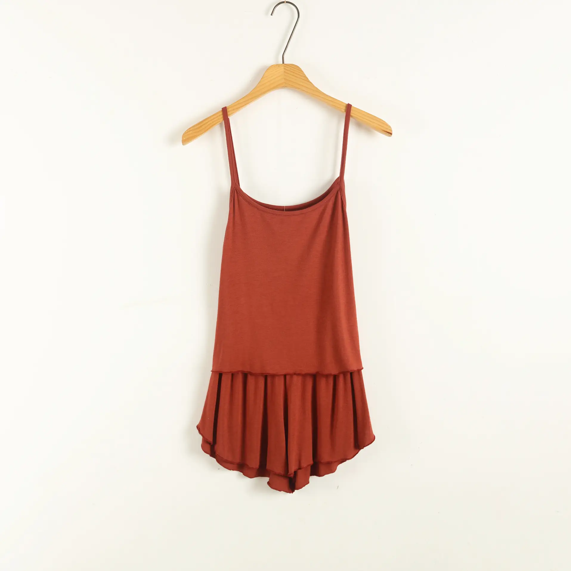 Blue Modal Sleeveless Shorts Set for Women - Image 4