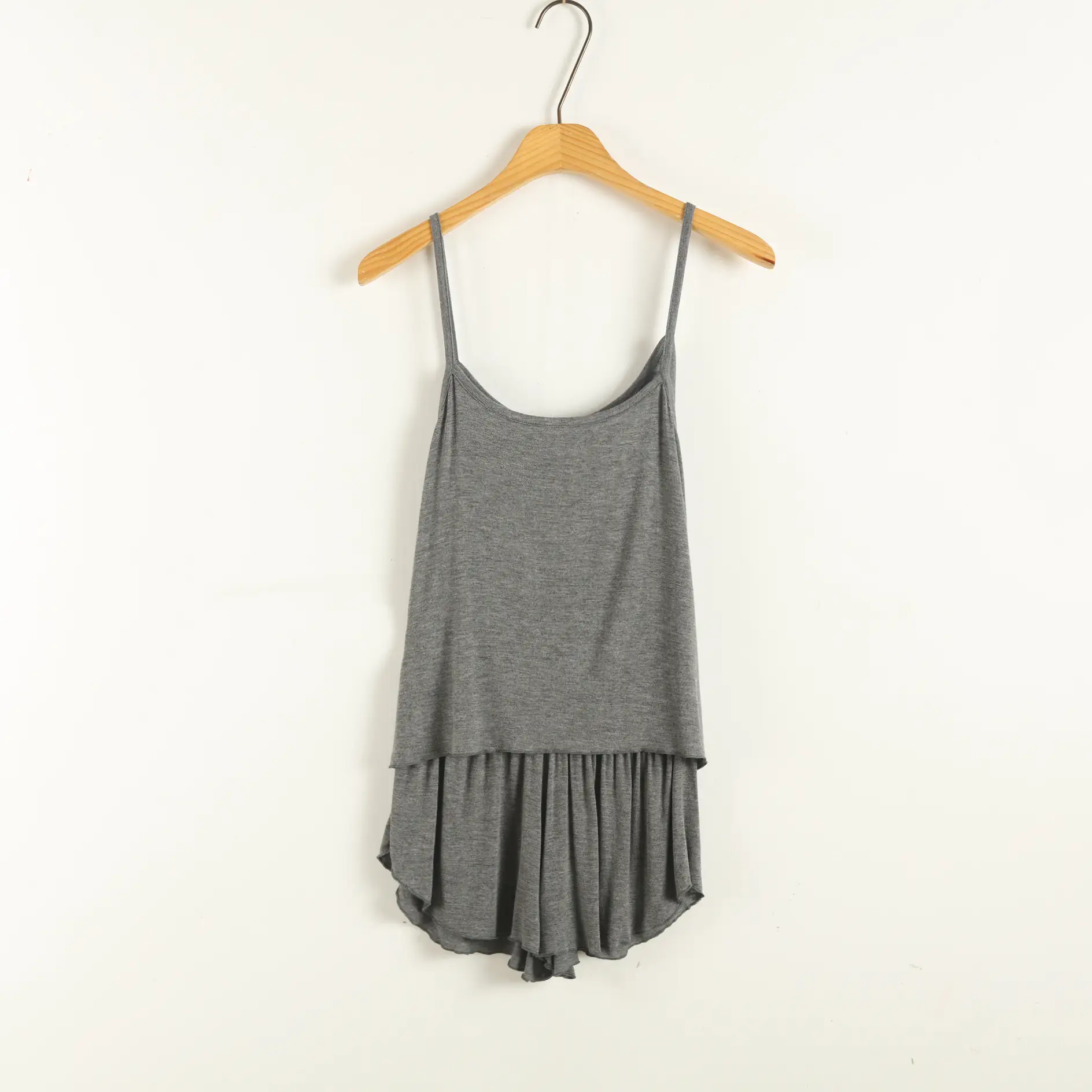 Blue Modal Sleeveless Shorts Set for Women - Image 10