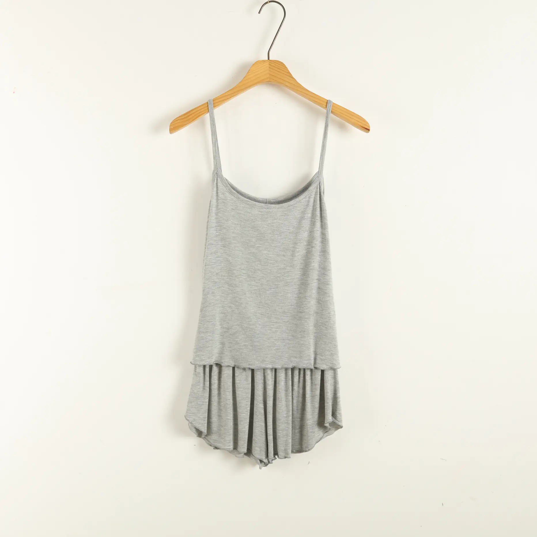 Blue Modal Sleeveless Shorts Set for Women - Image 11