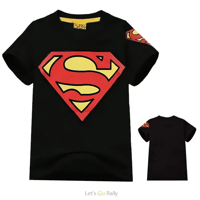 Superman 2-Piece T-Shirt Set Black Short Sleeve - Image 4