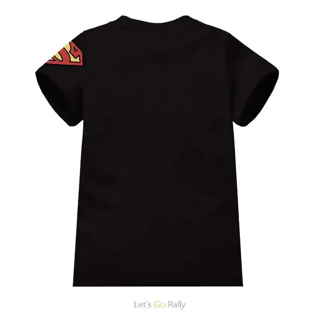 Superman 2-Piece T-Shirt Set Black Short Sleeve - Image 5
