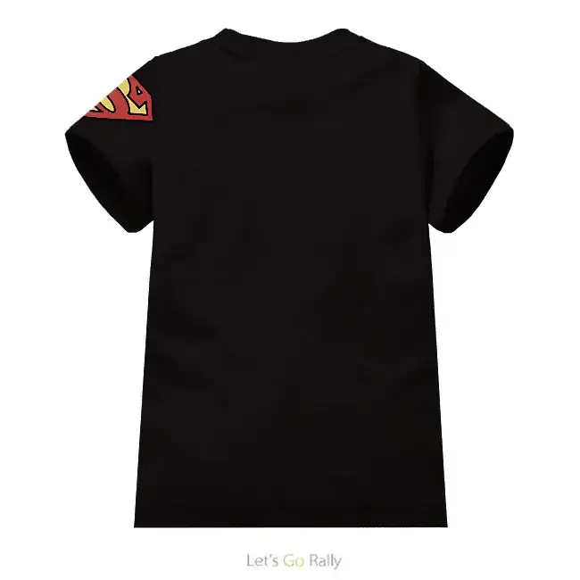 Superman 2-Piece T-Shirt Set Black Short Sleeve — feature 3