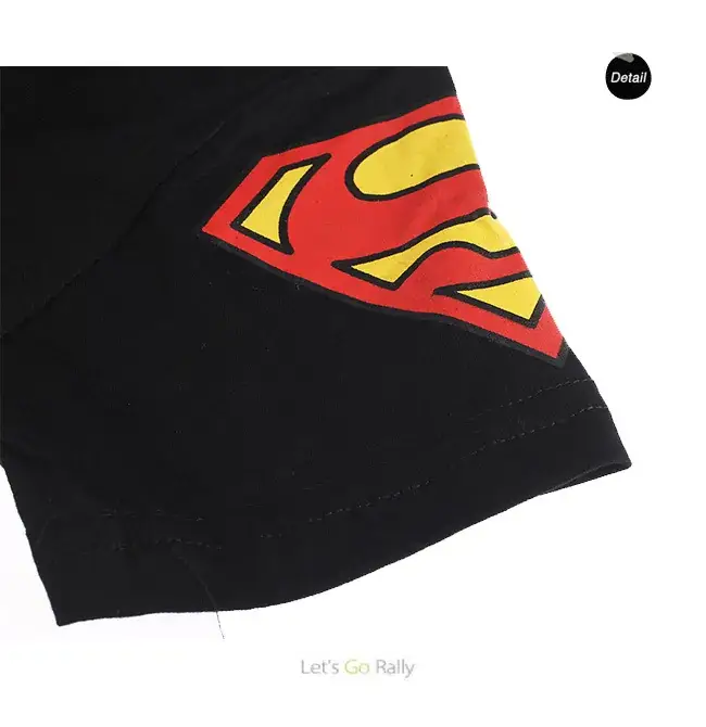 Superman 2-Piece T-Shirt Set Black Short Sleeve — feature 5