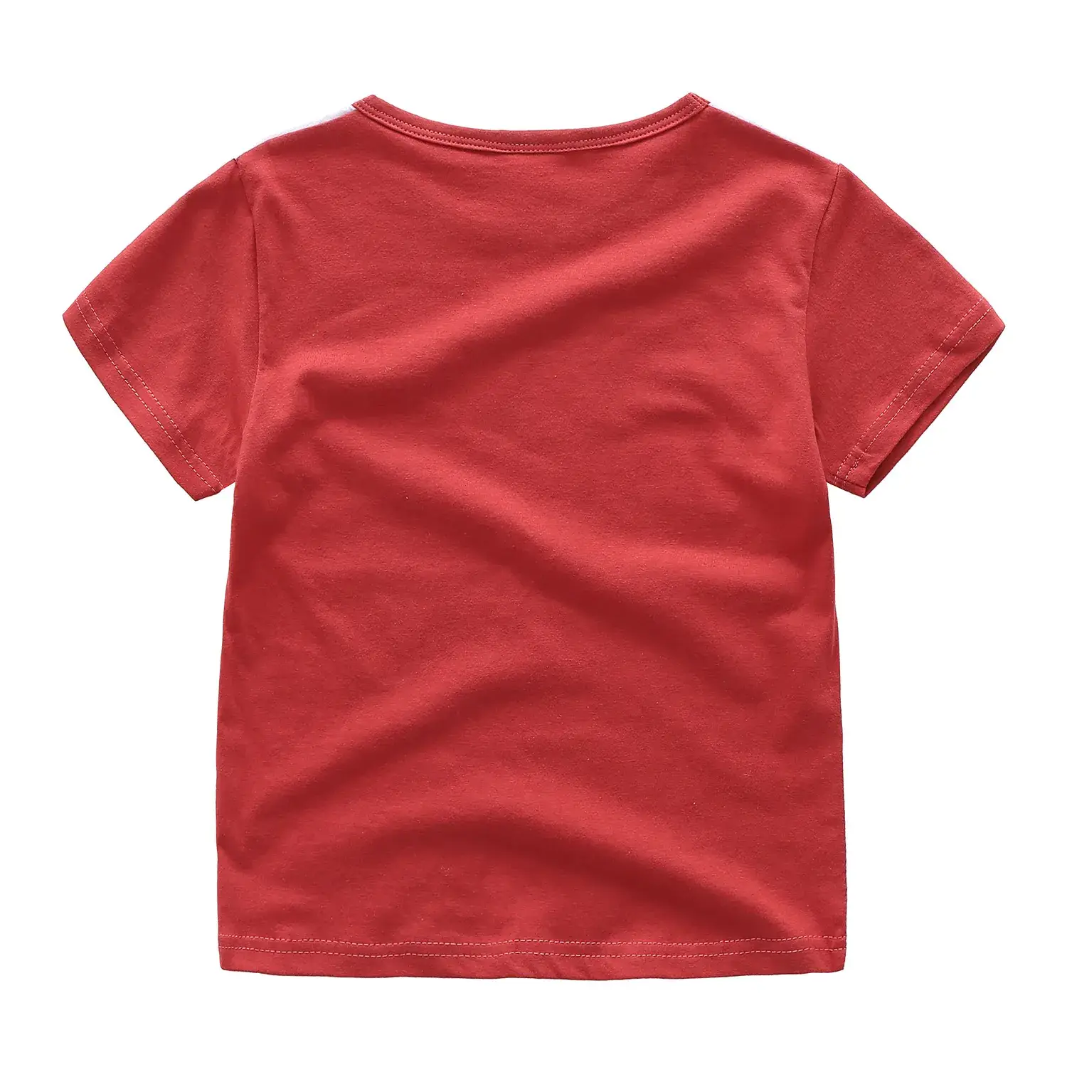 2017 Summer Cartoon Firefighter Kids T-Shirt Grey Red Loose Fit — feature 4
