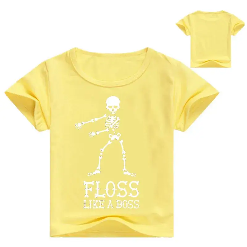 2018 Cartoon Print Red T-Shirt FLOSS Like Boss — feature 3