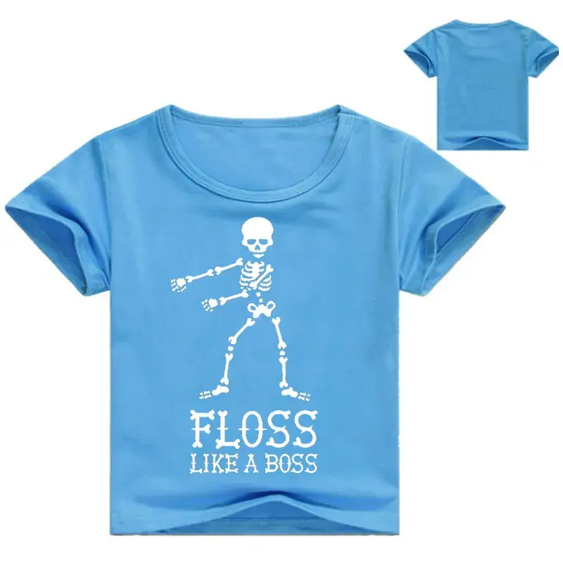2018 Cartoon Print Red T-Shirt FLOSS Like Boss — feature 7