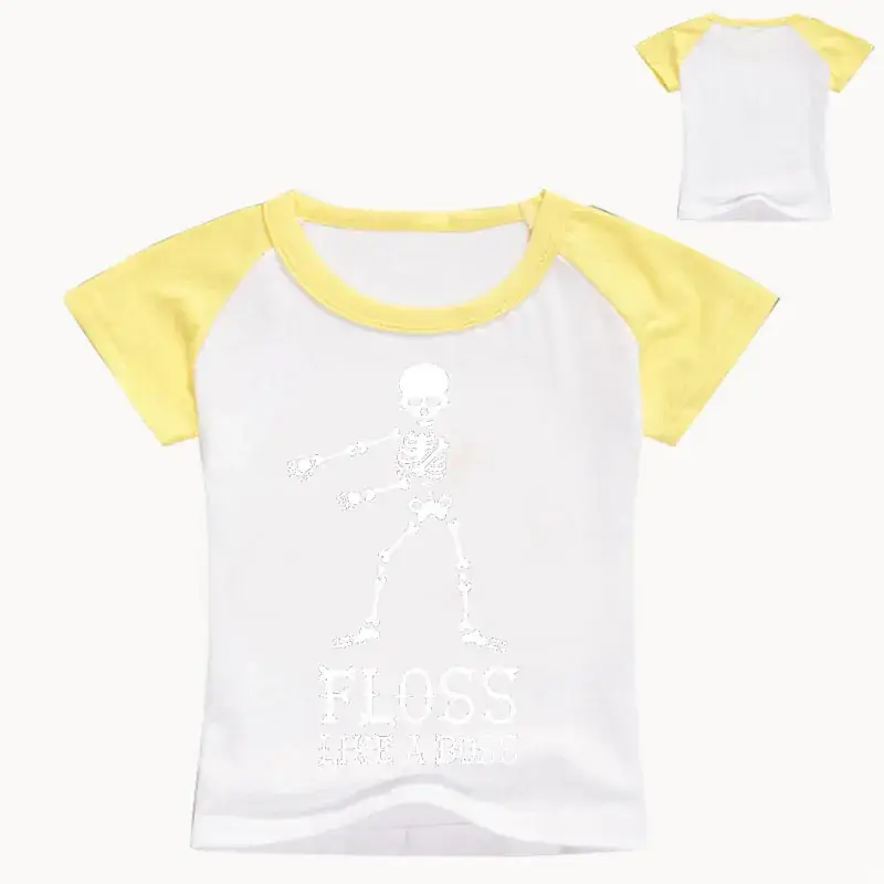 2018 Cartoon Print Red T-Shirt FLOSS Like Boss - Image 9