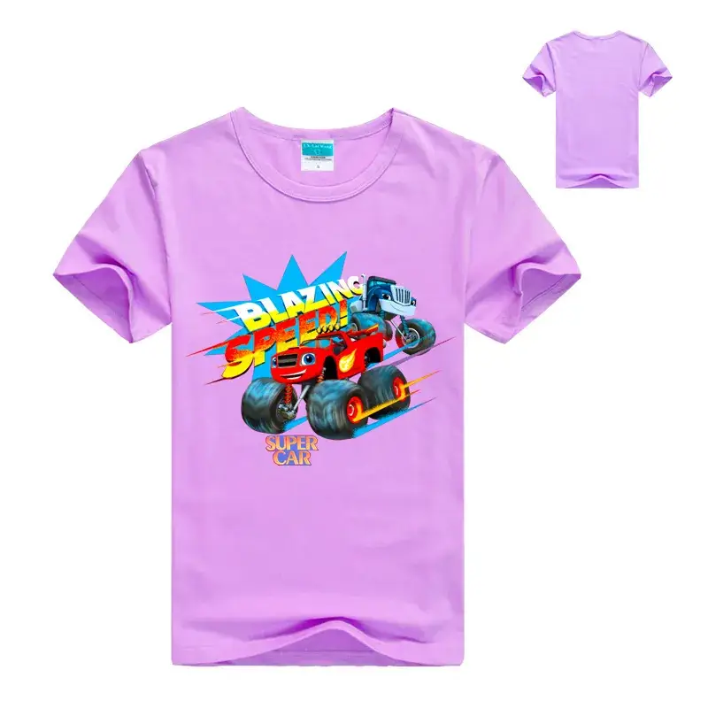 Summer T-Shirt Boys Black White Graphic Print - Image 16