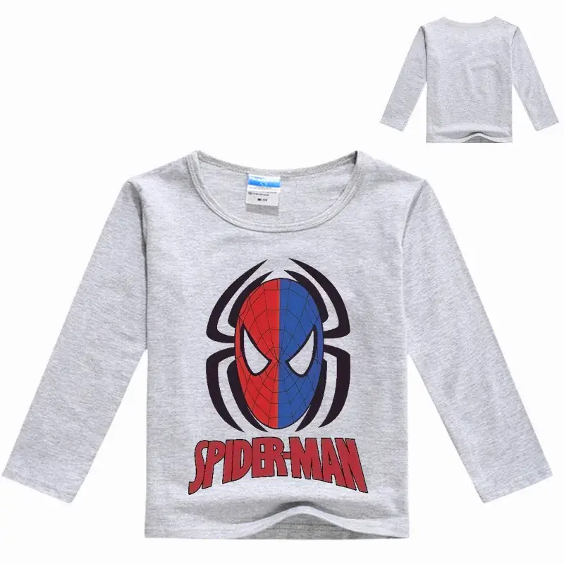 2017 Spider Man Long Sleeve T-Shirt Yellow - Image 5