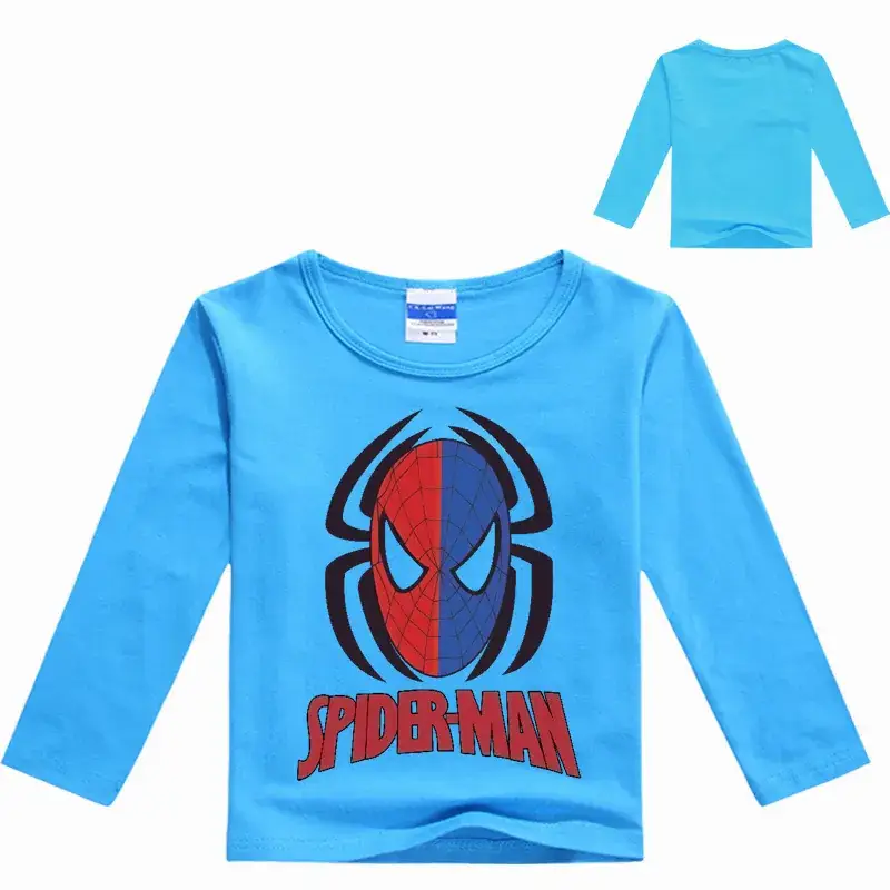 2017 Spider Man Long Sleeve T-Shirt Yellow - Image 7