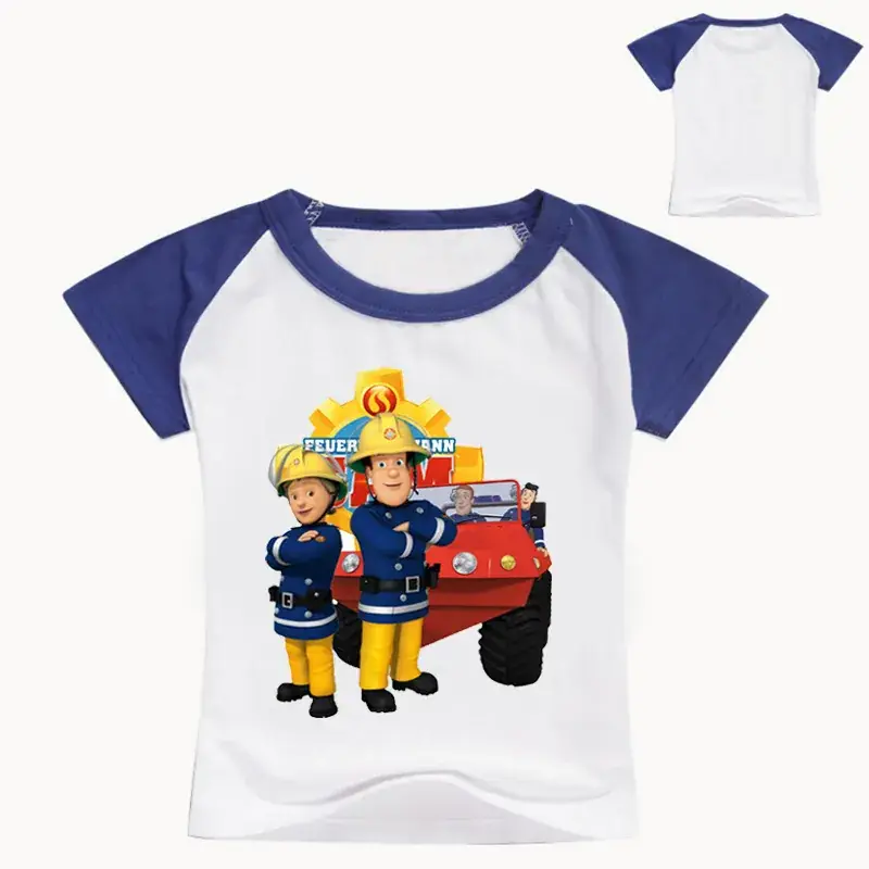 2020 New Summer Cartoon Children's T-Shirt Yellow White — feature 5