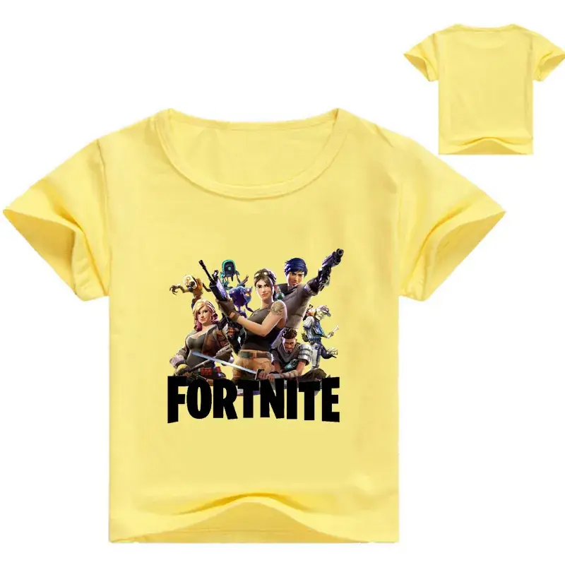 Fortnite Printed Pink T-Shirt for Girls Round Neck Short Sleeve - Image 16