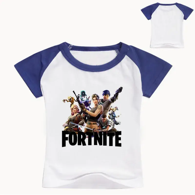 Fortnite Printed Pink T-Shirt for Girls Round Neck Short Sleeve - Image 10
