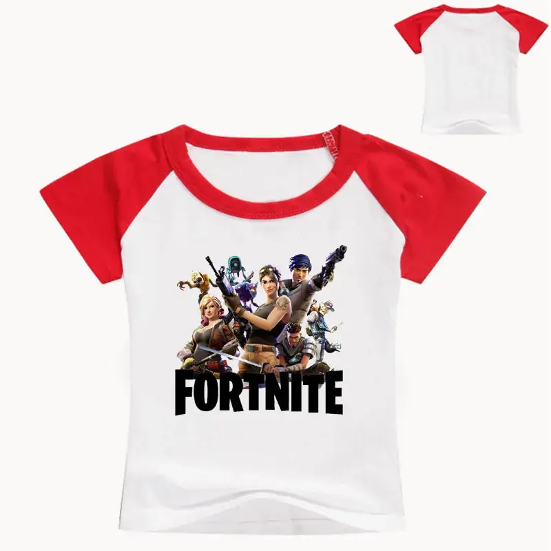 Fortnite Printed Pink T-Shirt for Girls Round Neck Short Sleeve - Image 8