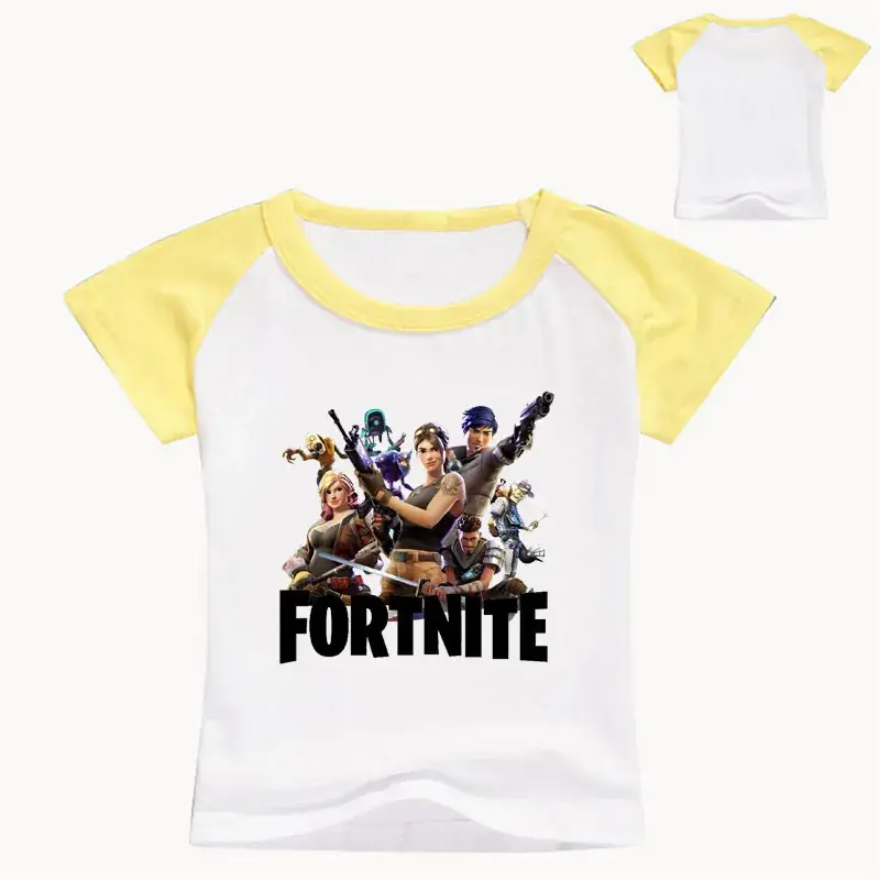 Fortnite Printed Pink T-Shirt for Girls Round Neck Short Sleeve - Image 9
