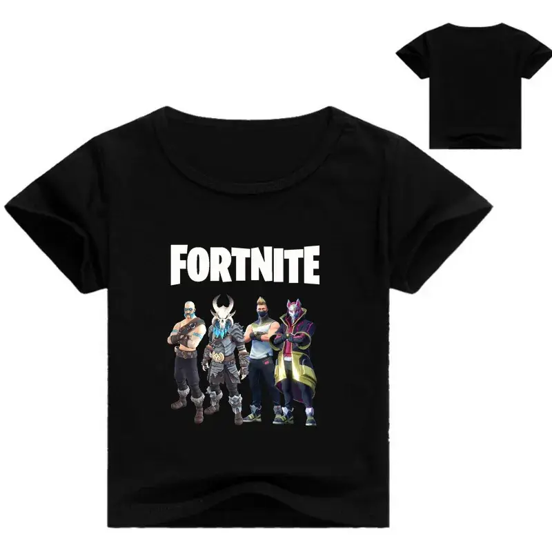 Fortnite Printed Red White Kids T-Shirt Set