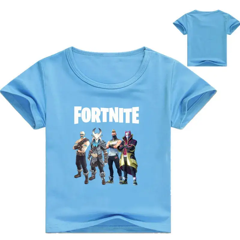 Fortnite Printed Red White Kids T-Shirt Set