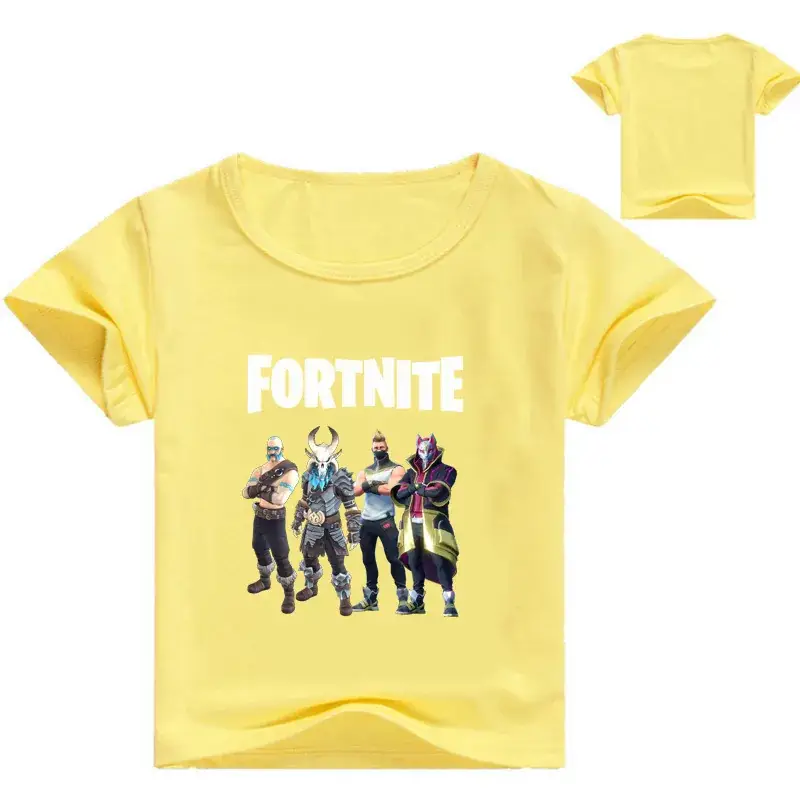 Fortnite Printed Red White Kids T-Shirt Set