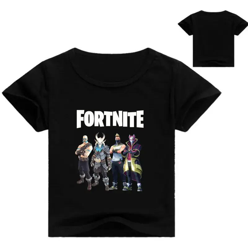 Fortnite Printed Red White Kids T-Shirt Set — feature 10