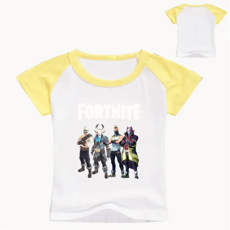 Fortnite Printed Red White Kids T-Shirt Set — feature 2