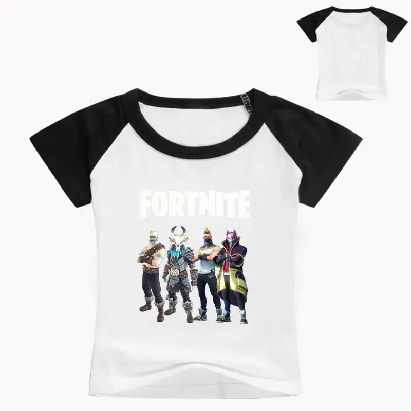 Fortnite Printed Red White Kids T-Shirt Set — feature 5
