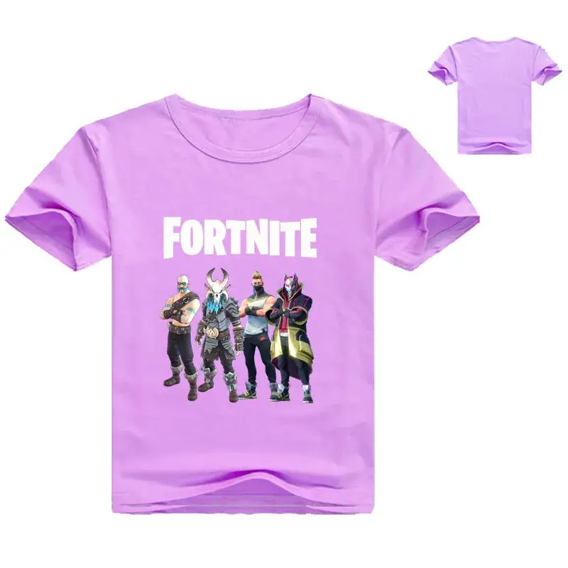 Fortnite Printed Red White Kids T-Shirt Set