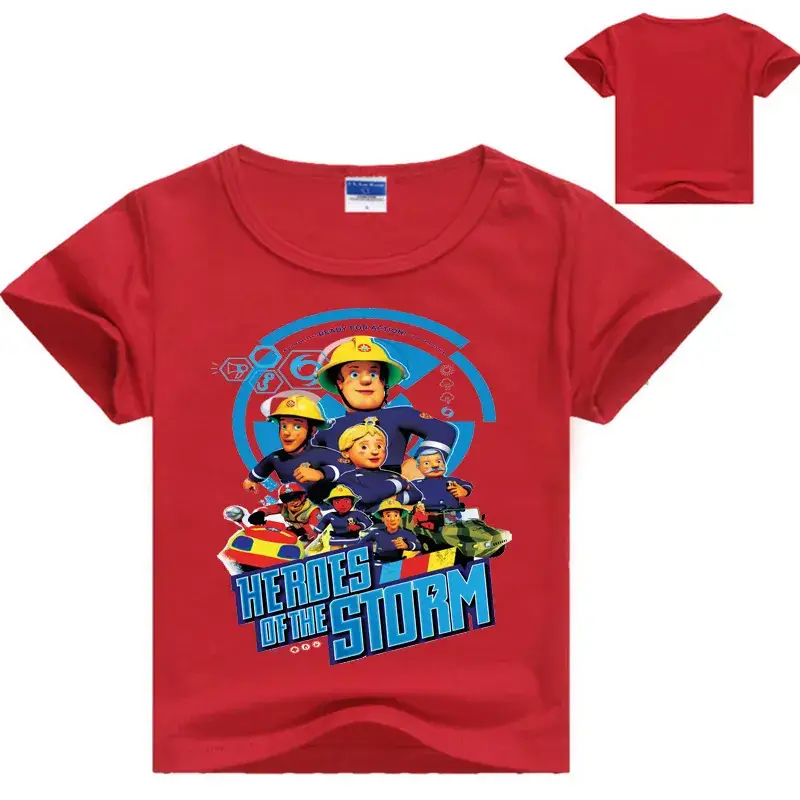Kids Cartoon T-Shirt Black Short Sleeve Drop Shipping - Image 4