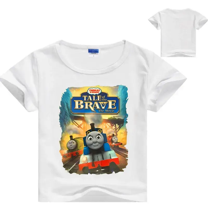 Children's Purple Cartoon T-Shirt Set with Back — feature 2