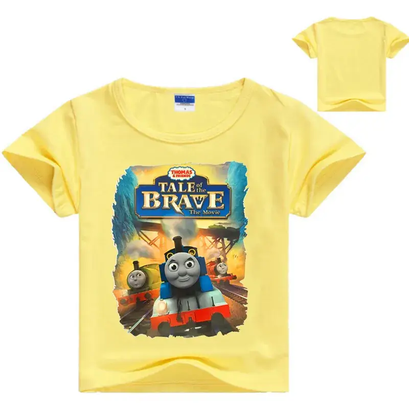 Children's Purple Cartoon T-Shirt Set with Back — feature 6