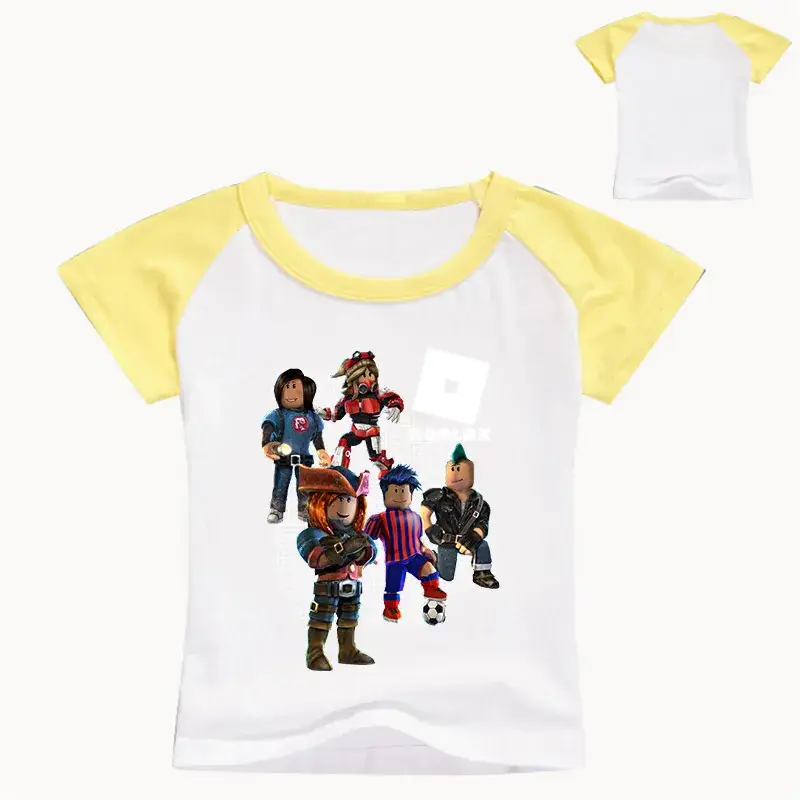 Pink Cartoon Print Kids T-Shirt Set for Girls
