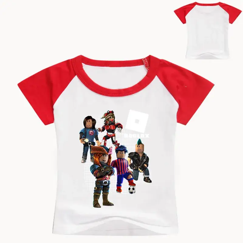 Pink Cartoon Print Kids T-Shirt Set for Girls