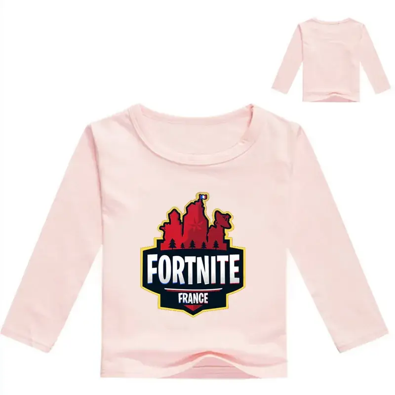 Fortnite Printed Yellow Long Sleeve T-Shirt for Kids — feature 12