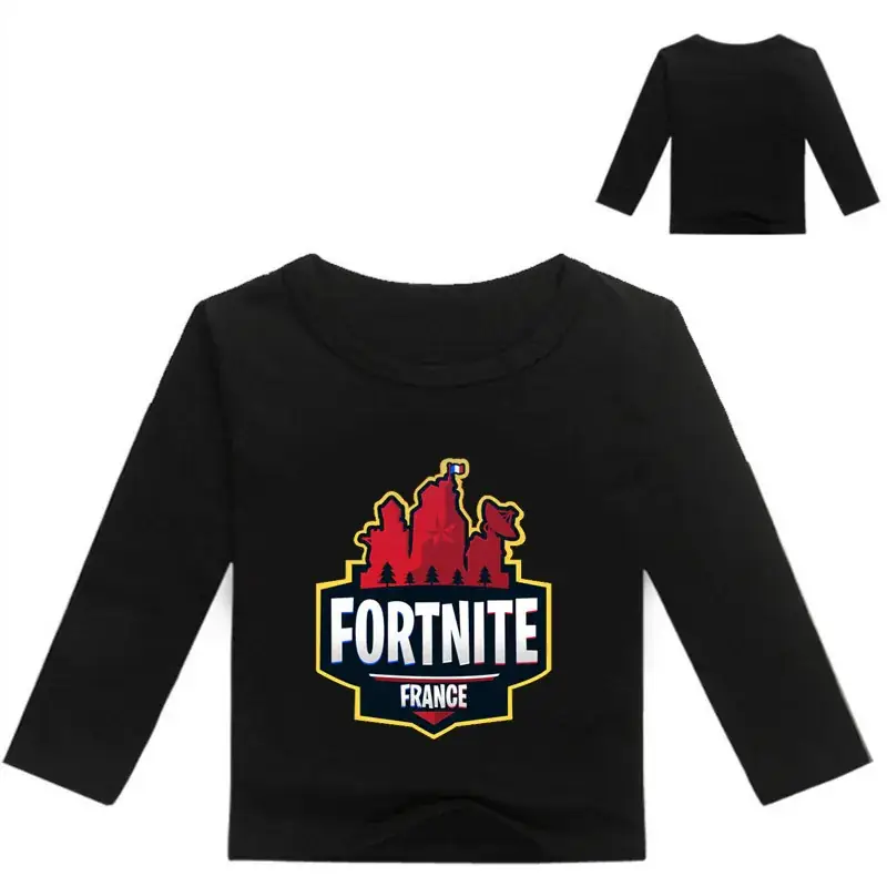 Fortnite Printed Yellow Long Sleeve T-Shirt for Kids — feature 7