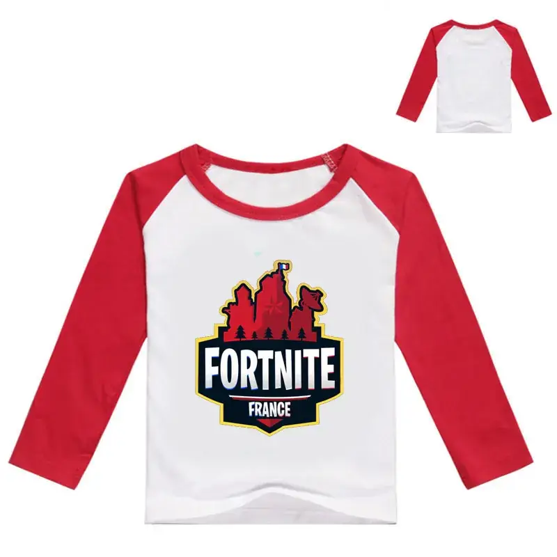 Fortnite Printed Yellow Long Sleeve T-Shirt for Kids
