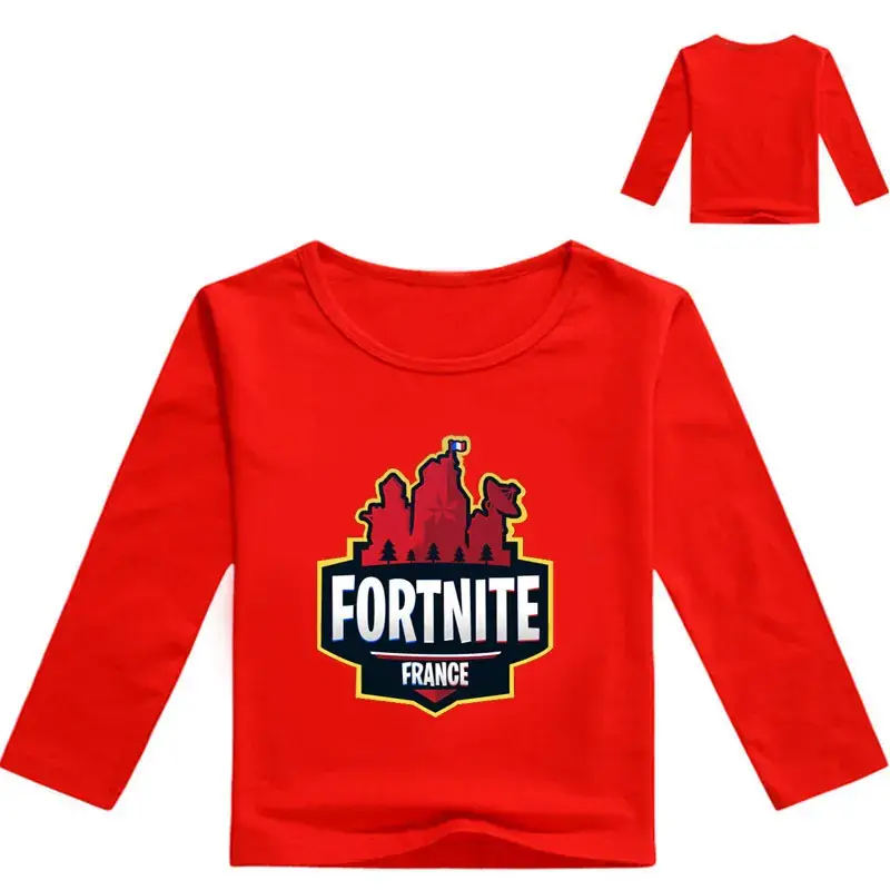 Fortnite Printed Yellow Long Sleeve T-Shirt for Kids
