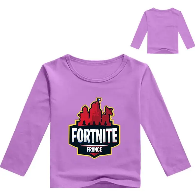 Fortnite Printed Yellow Long Sleeve T-Shirt for Kids