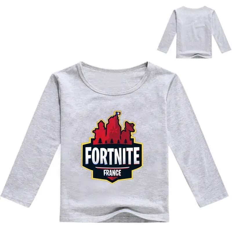 Fortnite Printed Yellow Long Sleeve T-Shirt for Kids
