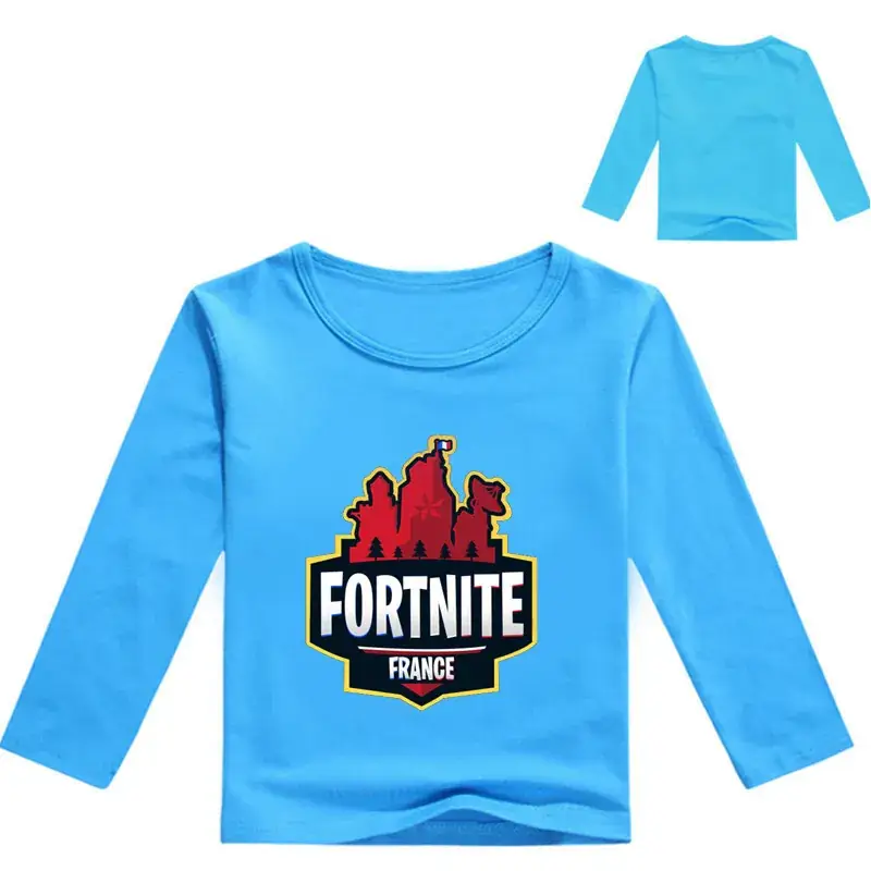 Fortnite Printed Yellow Long Sleeve T-Shirt for Kids