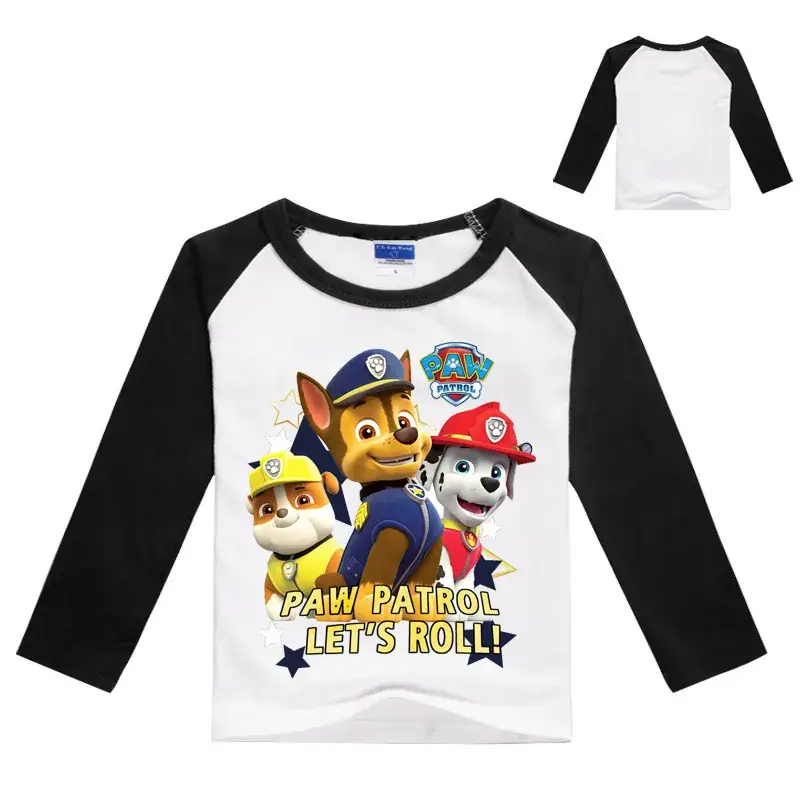 Children's Paw Patrol T-Shirt Yellow White Round Neck - Image 5