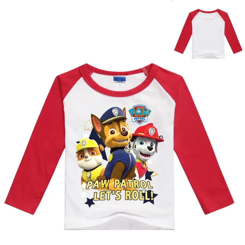 Children's Paw Patrol T-Shirt Yellow White Round Neck - Image 6